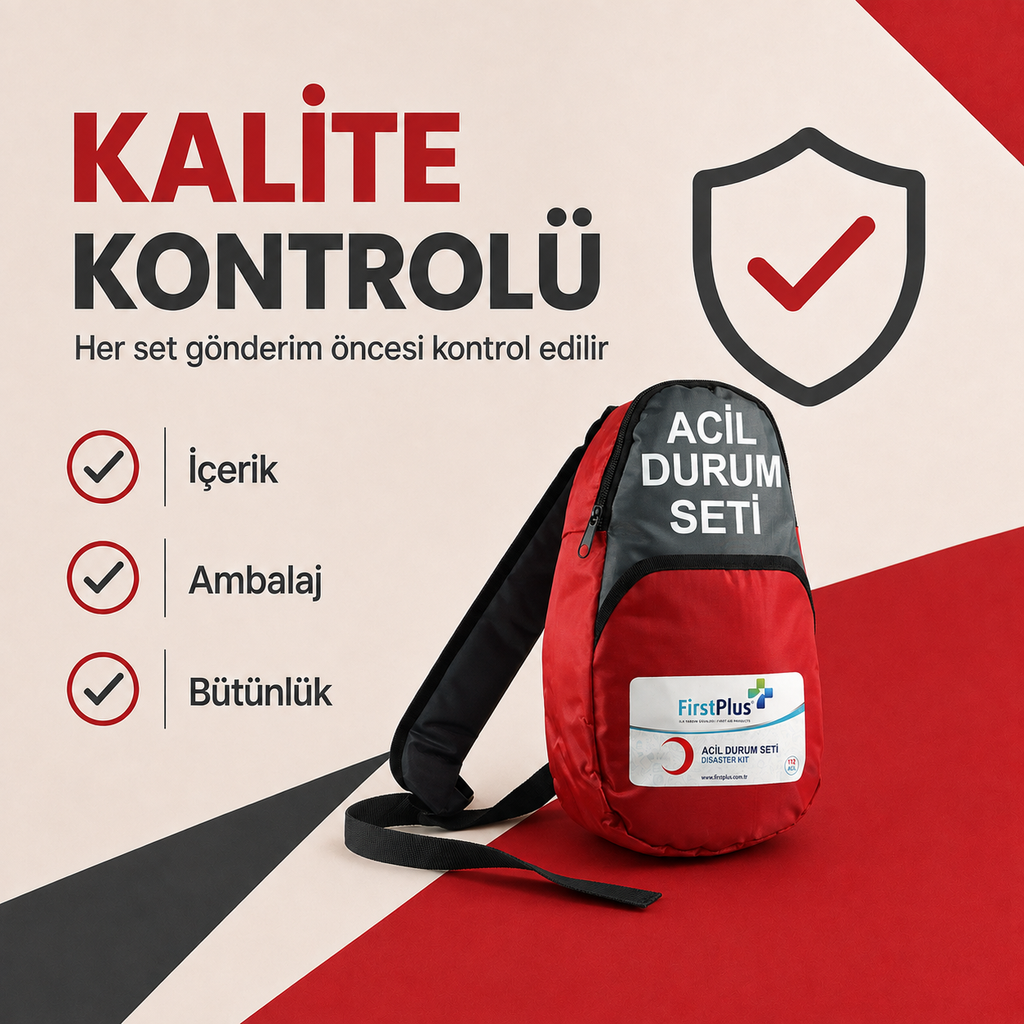 FirstPlus FP09.101 Deprem–Afet ve İlk Yardım Seti – 32 Çeşit