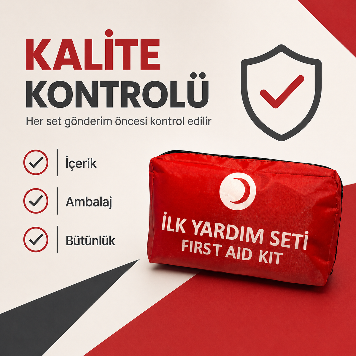 İlkYardımPro Araç İlk Yardım Çantası – Karayolları Mevzuatına Tam Uyumlu