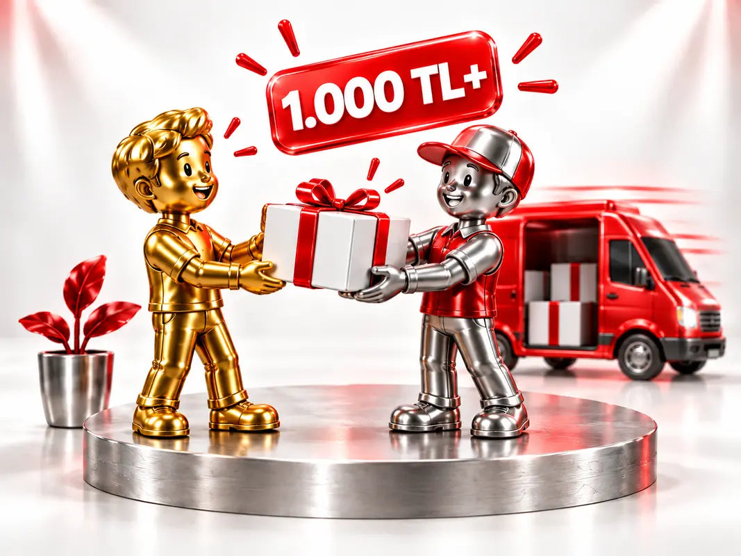 Açılışa özel 1.000 TL ve üzeri alışverişlerde ücretsiz kargo